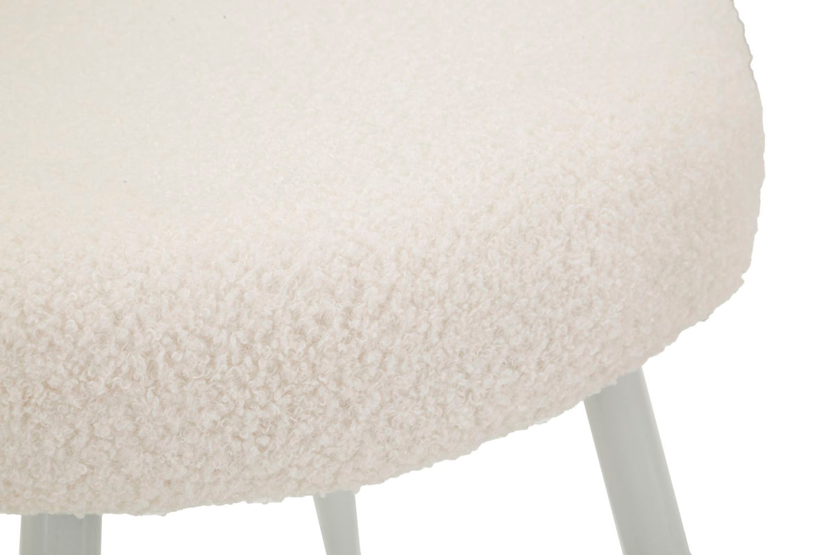Mauro Ferretti Sedia Mini Ilary Bianca Ø 40 x 67 cm (altezza Seduta 46)