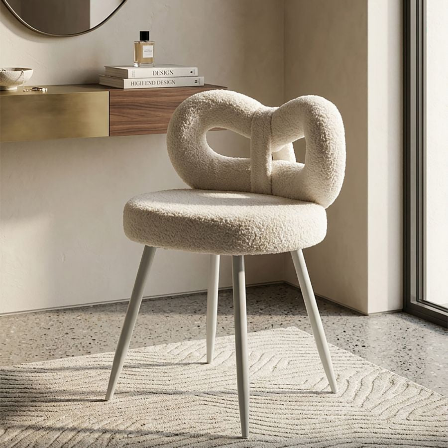 Mauro Ferretti Sedia Mini Ilary Bianca Ø 40 x 67 cm (altezza Seduta 46)