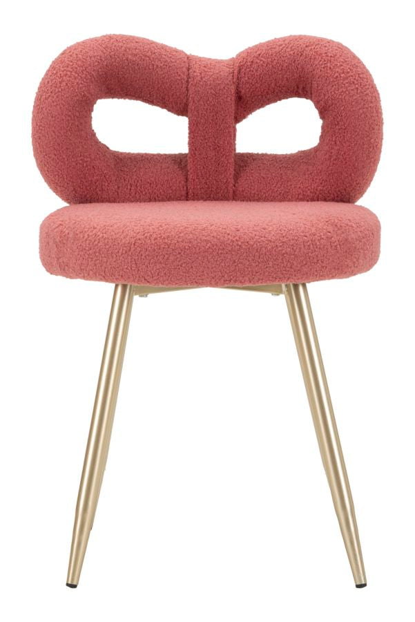 Mauro Ferretti Sedia Mini Ilary Rosa Ø 40 x 67 cm (altezza Seduta 46)