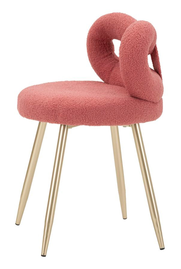 Mauro Ferretti Sedia Mini Ilary Rosa Ø 40 x 67 cm (altezza Seduta 46)