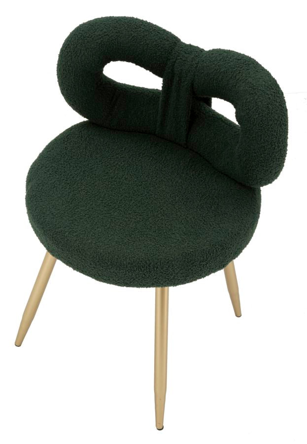 Mauro Ferretti Sedia Mini Ilary Verde Ø 40 x 67 cm (altezza Seduta 46)