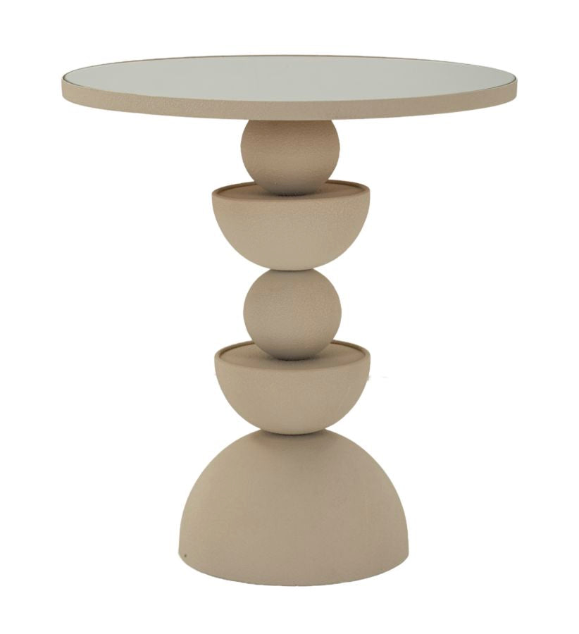 Mauro Ferretti Tavolinetto Dune con Specchio Ø 45 x 49,5 cm