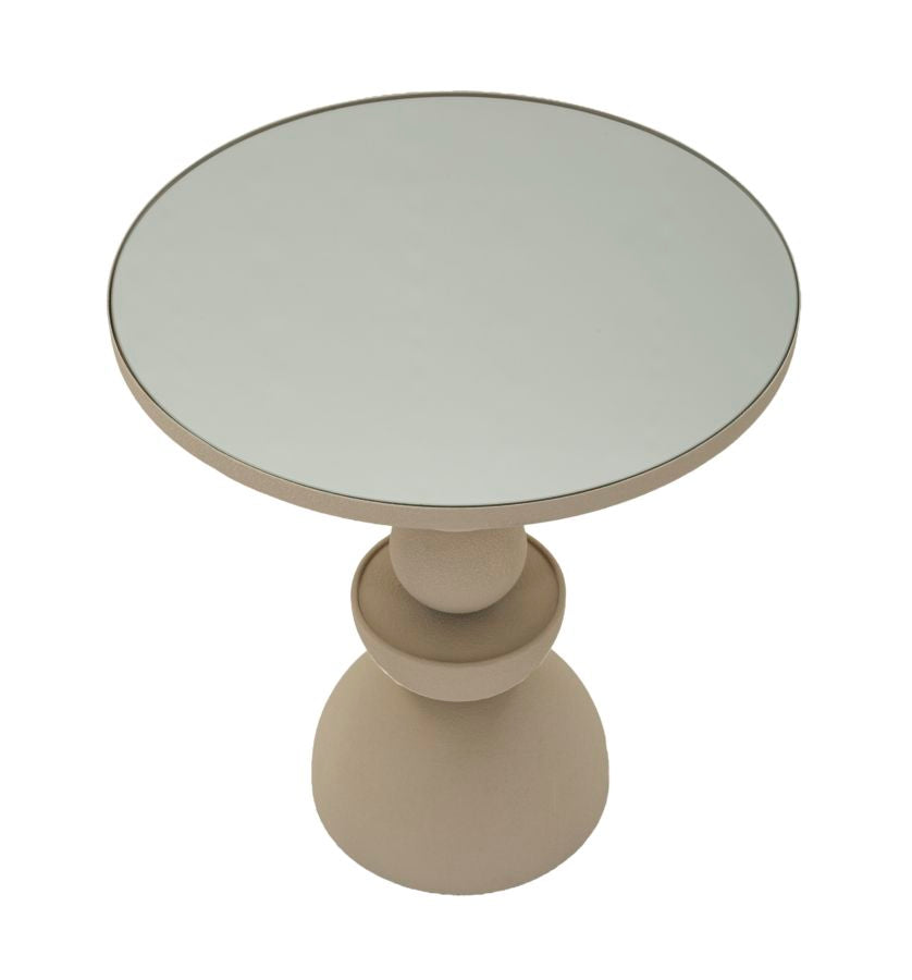 Mauro Ferretti Tavolinetto Dune con Specchio Ø 45 x 49,5 cm