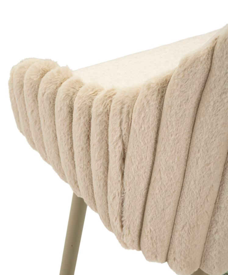 Sgabello bar alaska -a- crema set 2 pz cm 52x46x111 (altezza seduta cm 78)