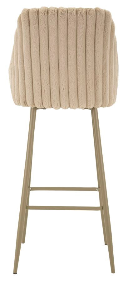Sgabello bar alaska -a- crema set 2 pz cm 52x46x111 (altezza seduta cm 78)