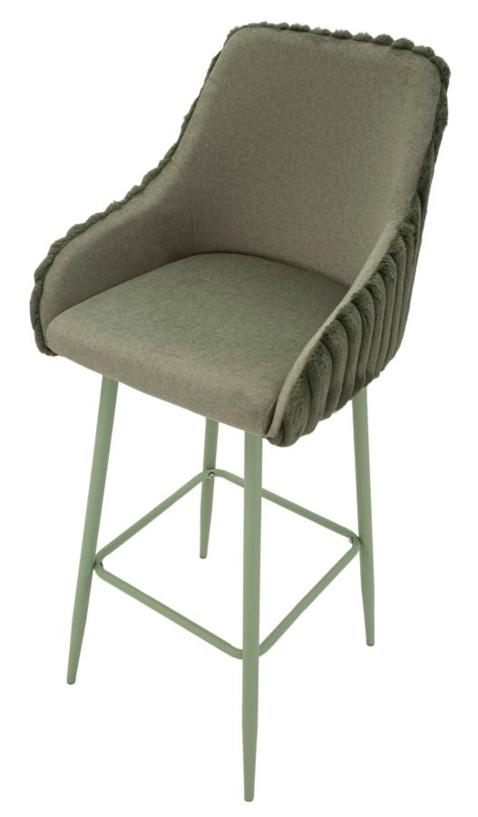 Mauro Ferretti Sgabello Bar Alaska -a- Verde Set 2 pz 52 x 46 x 111 cm (altezza Seduta 78)