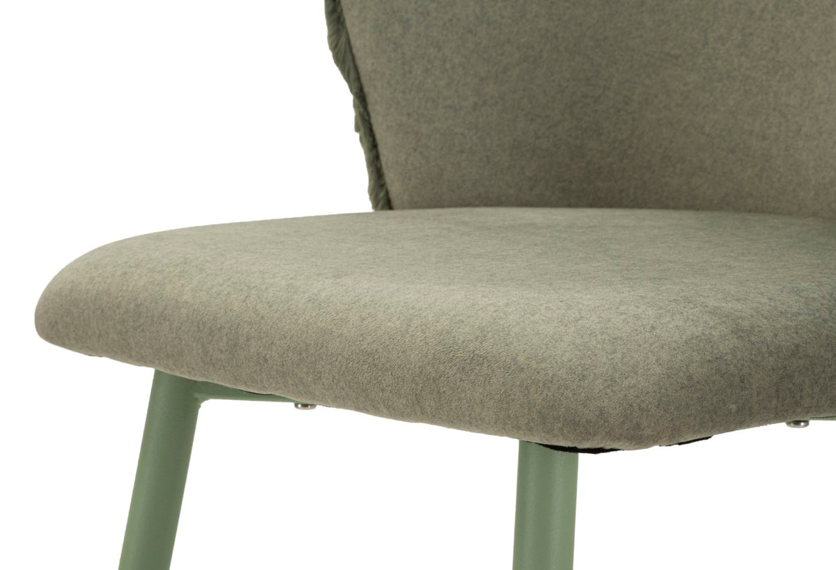 Sgabello bar alaska -b- verde set 2 pz cm 55x58x106 (altezza seduta cm 77)