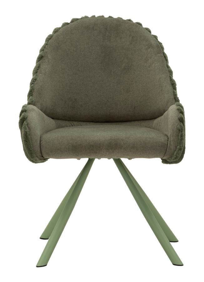 Mauro Ferretti Sedia Stoccolma -a- Verde Set 2 pz 58 x 53 x 85 cm