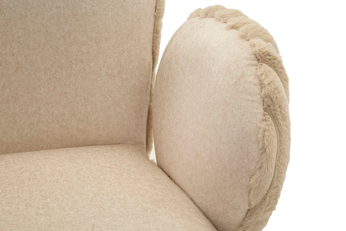 Sedia stoccolma -b-crema set 2 pz cm 64x68x83 (altezza seduta cm 45)