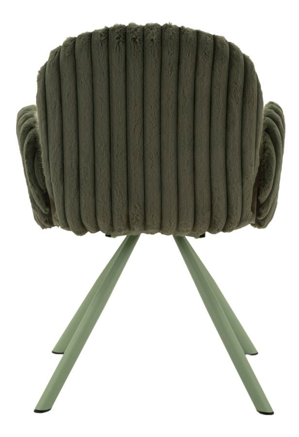 Mauro Ferretti Sedia Stoccolma -b- Verde Set 2 pz 64 x 68 x 83 cm (altezza Seduta 45)