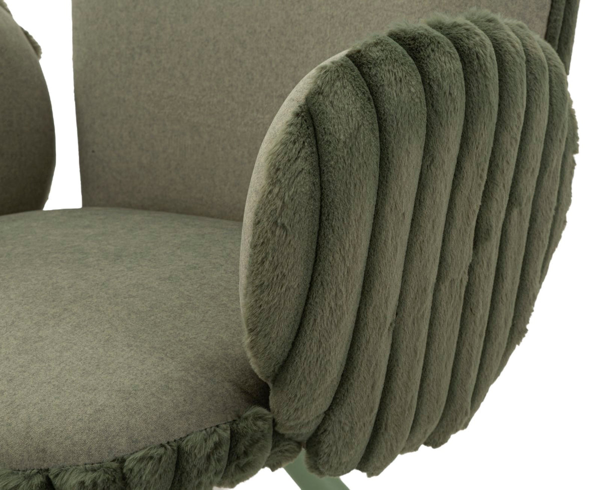 Mauro Ferretti Sedia Stoccolma -b- Verde Set 2 pz 64 x 68 x 83 cm (altezza Seduta 45)