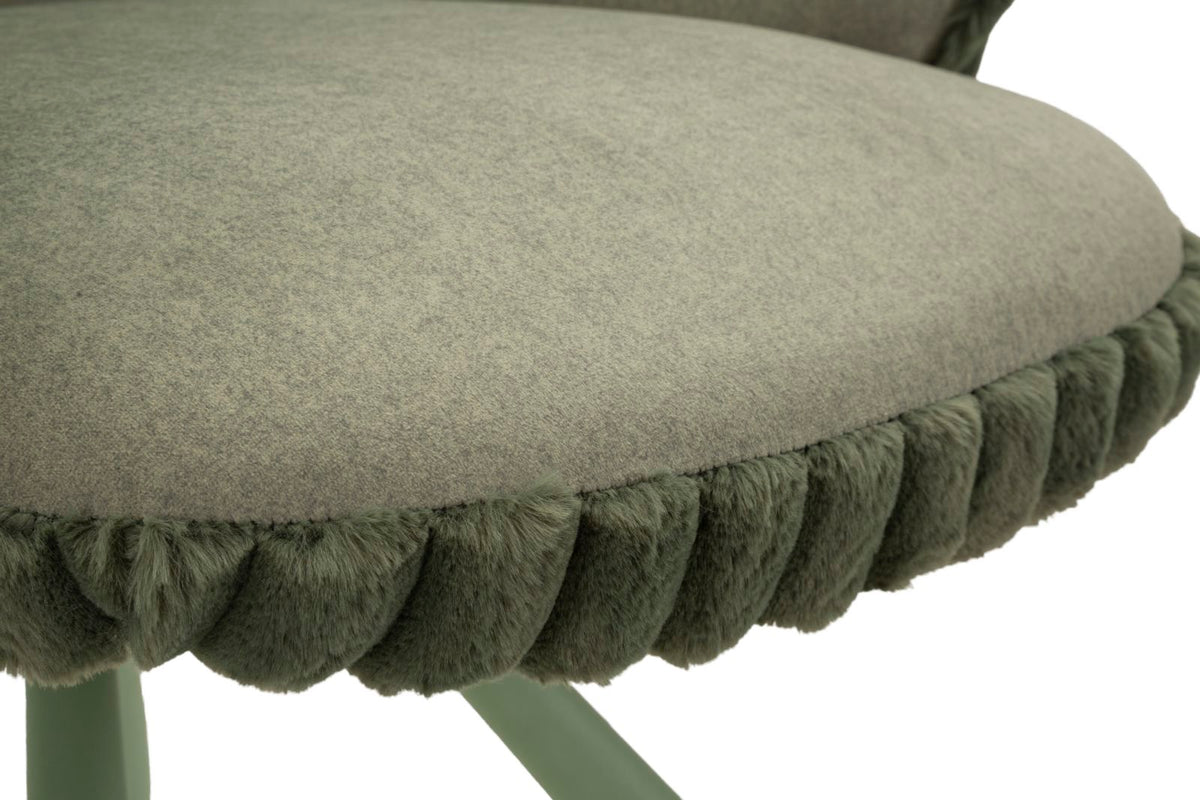 Mauro Ferretti Sedia Stoccolma -b- Verde Set 2 pz 64 x 68 x 83 cm (altezza Seduta 45)