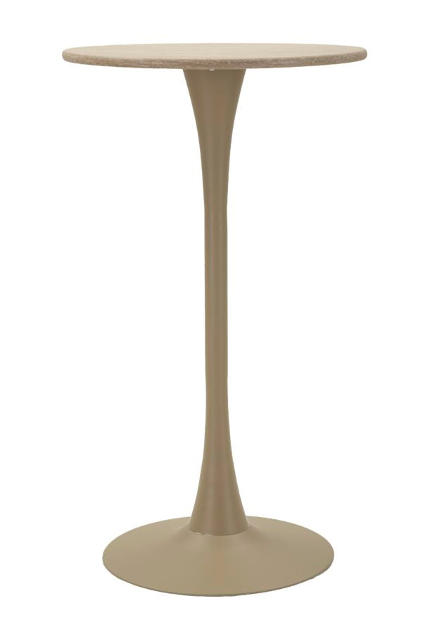 Mauro Ferretti Tavolo Bar Alaska Crema Ø 60 x 106 cm