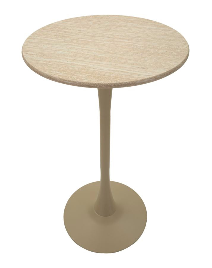 Mauro Ferretti Tavolo Bar Alaska Crema Ø 60 x 106 cm