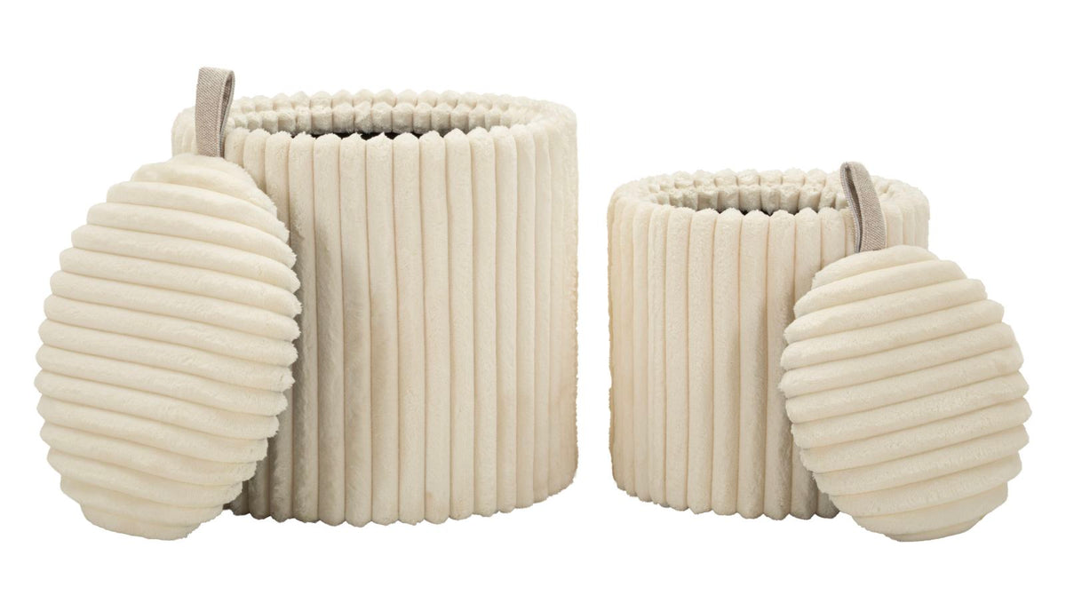 Puff goteborg coppia cm ø 40x42-31x32
