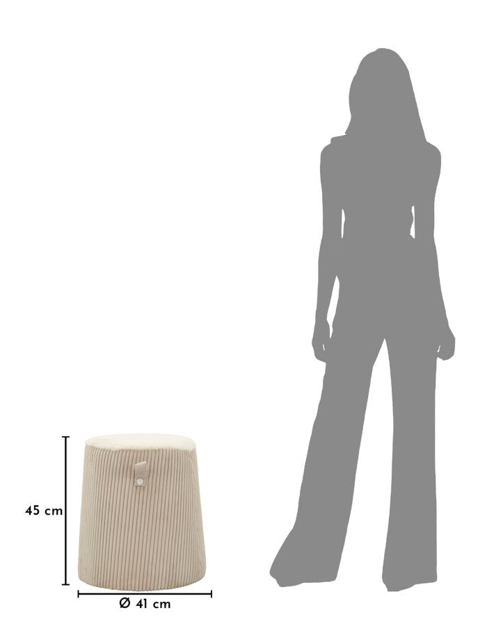 Puff dublino cone cm ø 41x45