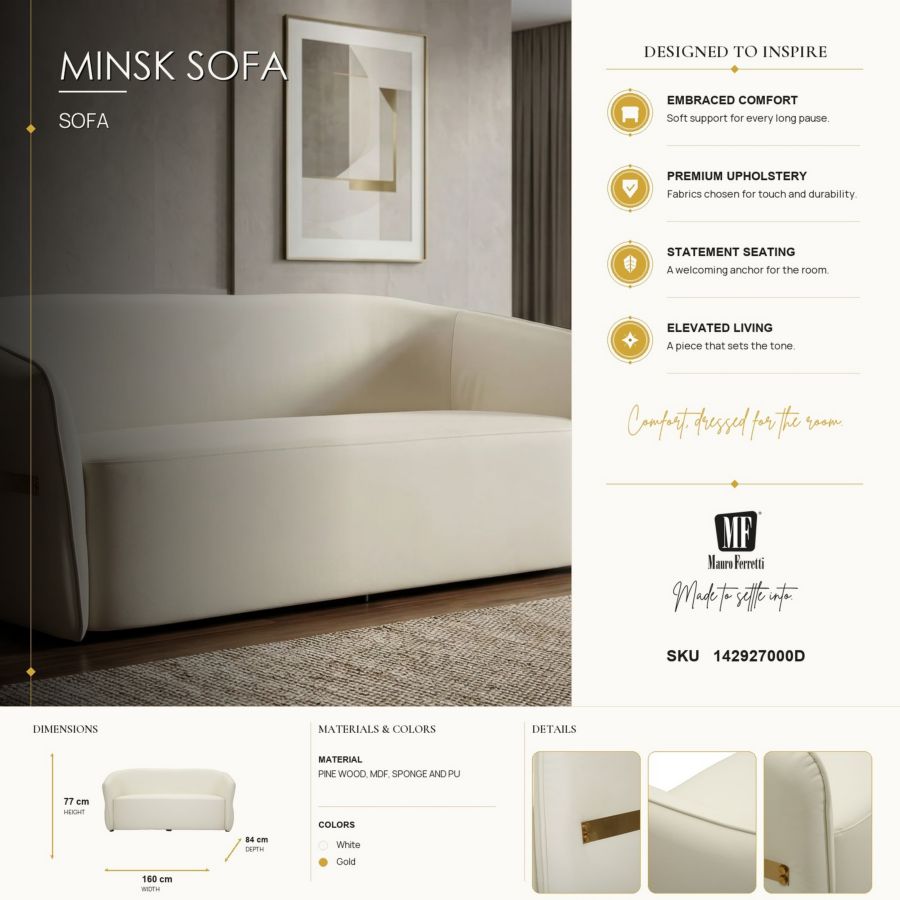 Divanetto minsk cm 160x84x77