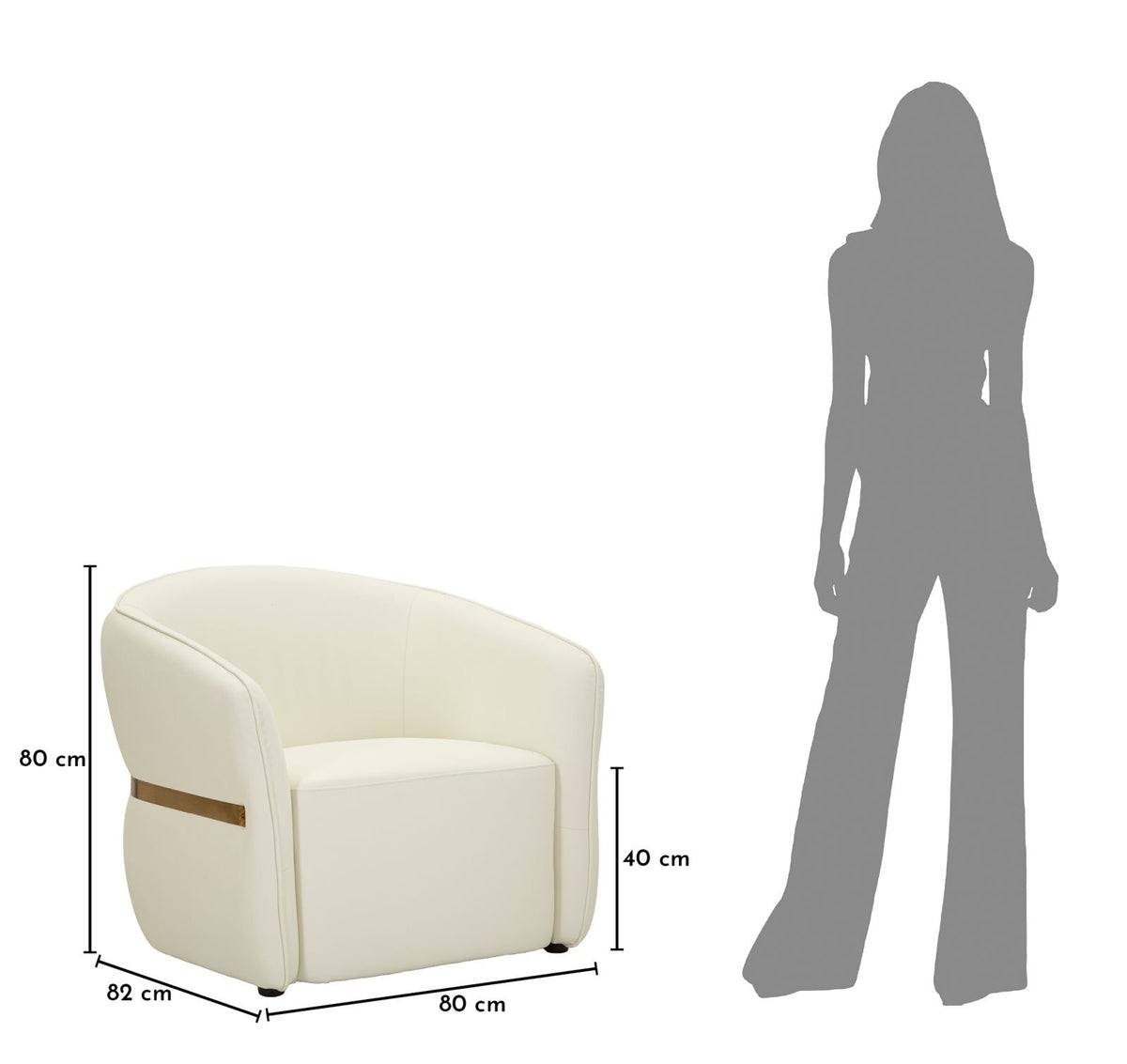 Poltrona minsk cm 86x82x80