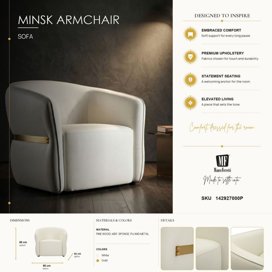 Poltrona minsk cm 86x82x80