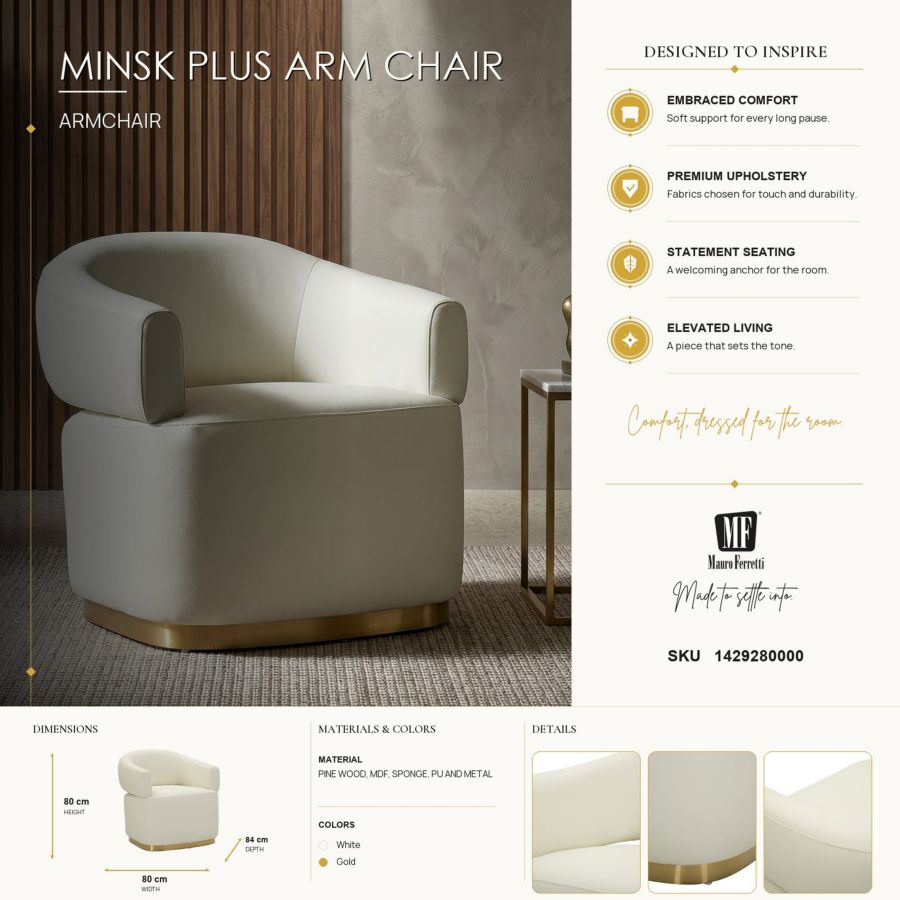 Poltrona minsk plus cm 80x84x80