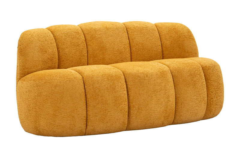 Divanetto ball senape cm 145x80x69