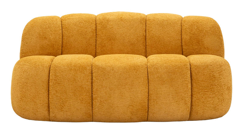 Divanetto ball senape cm 145x80x69
