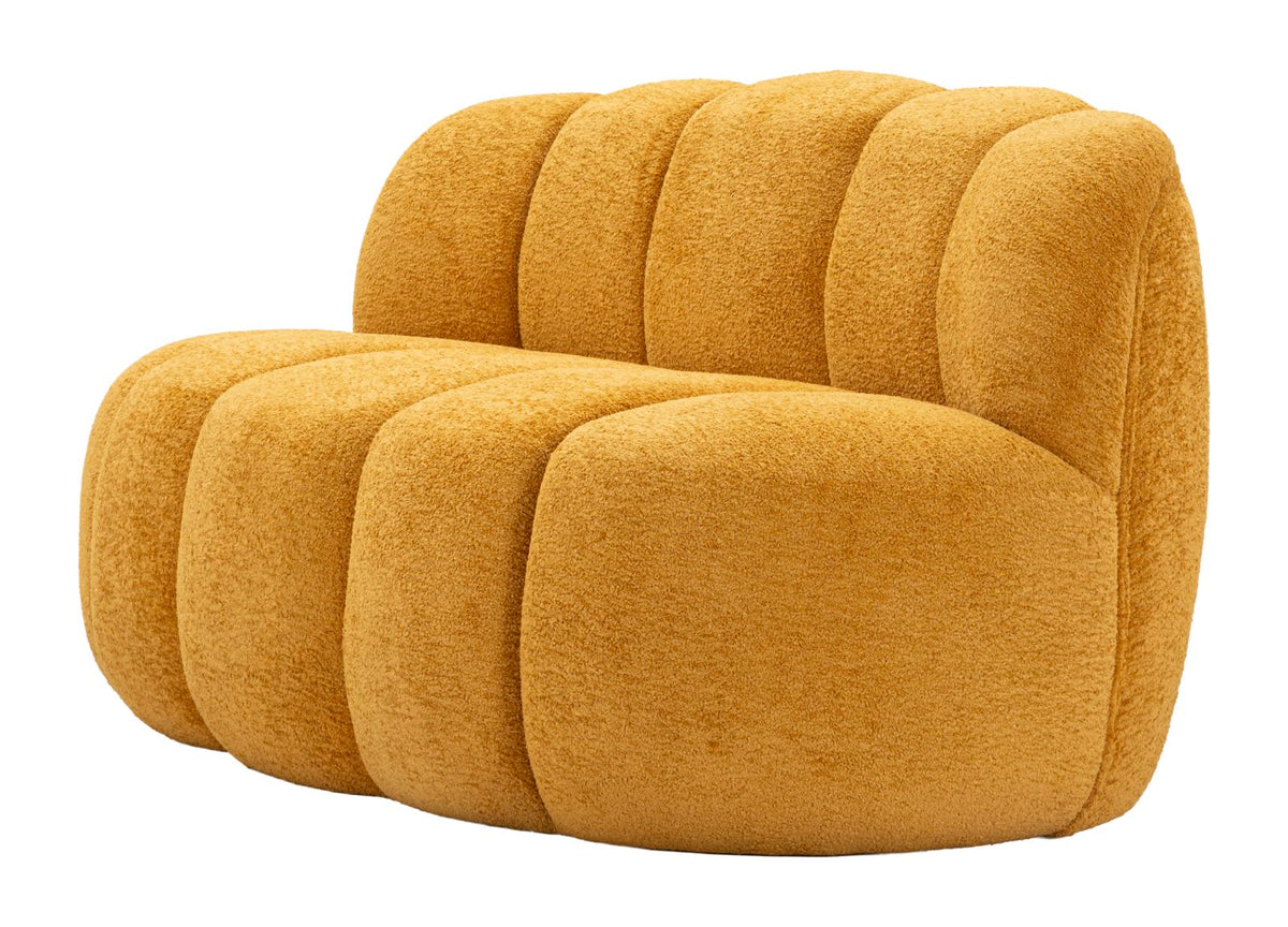 Divanetto ball senape cm 145x80x69
