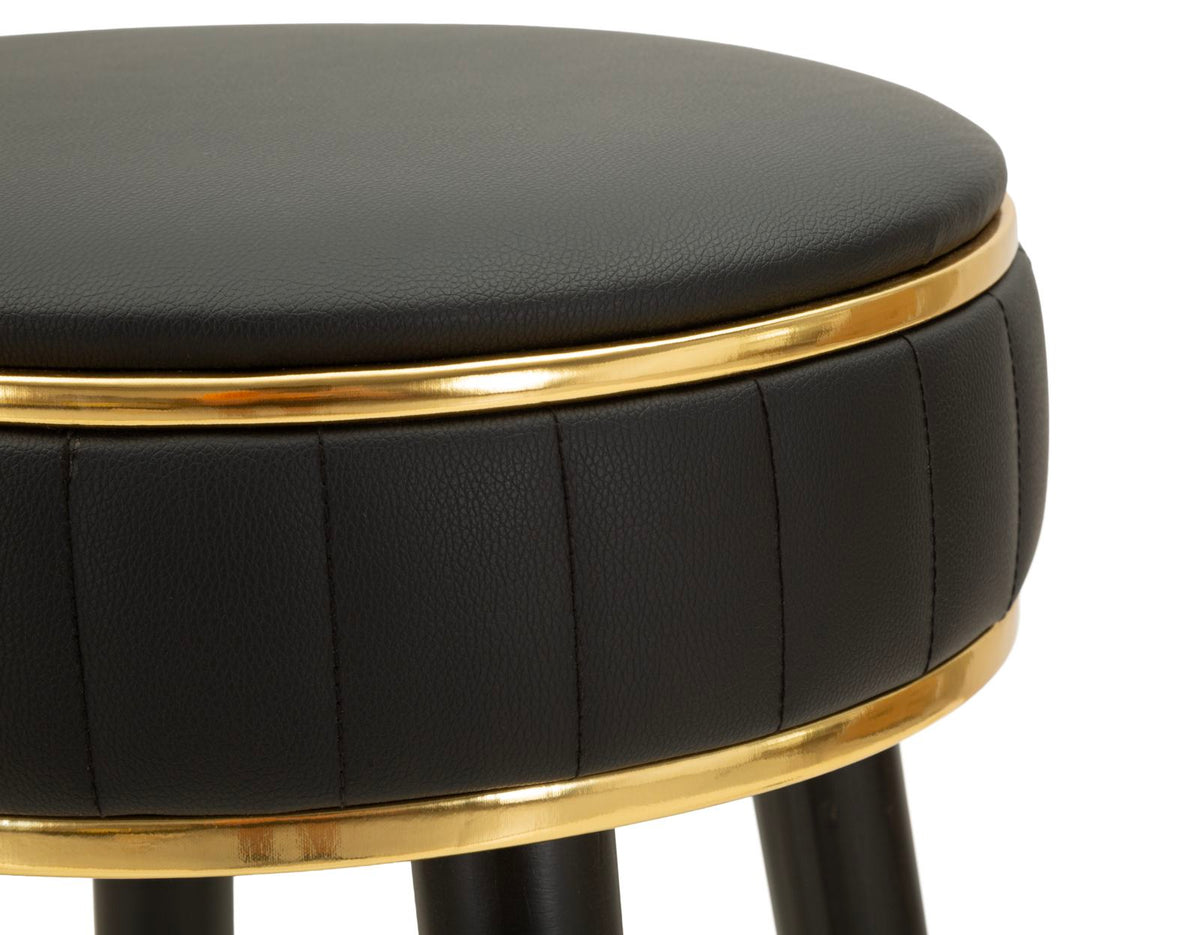 Sgabello bar london nero cm ø 38x74