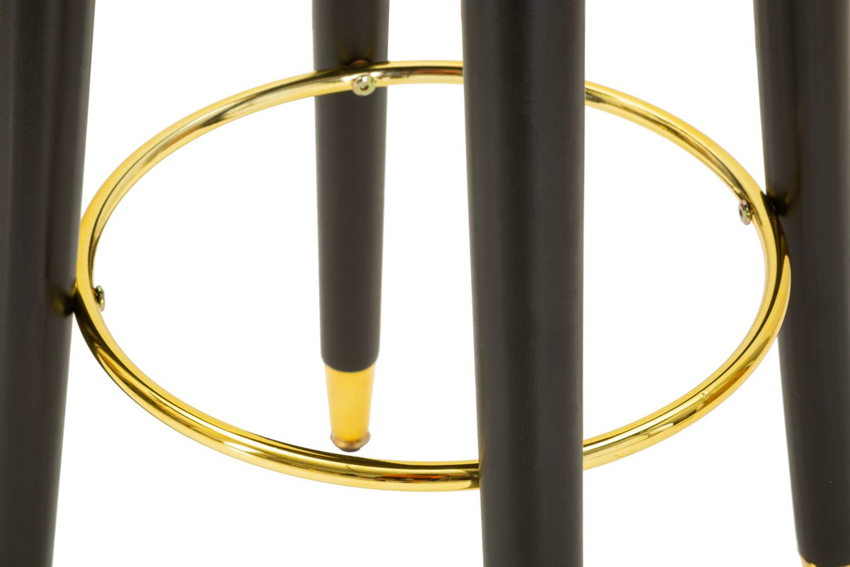 Sgabello bar london nero cm ø 38x74