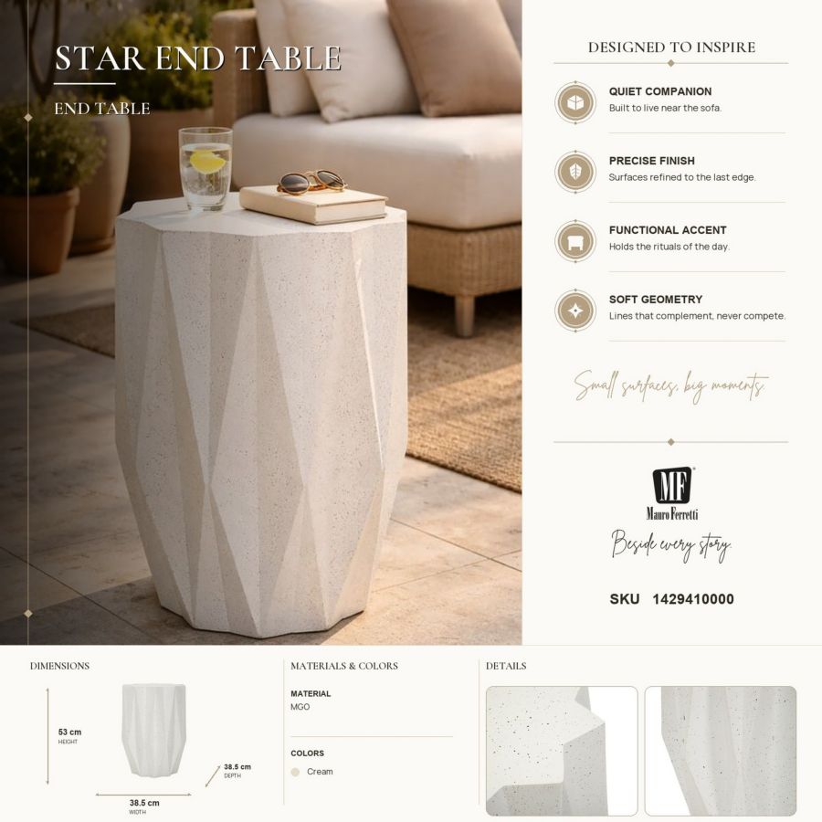 Tavolinetto star cm ø 38,5x53