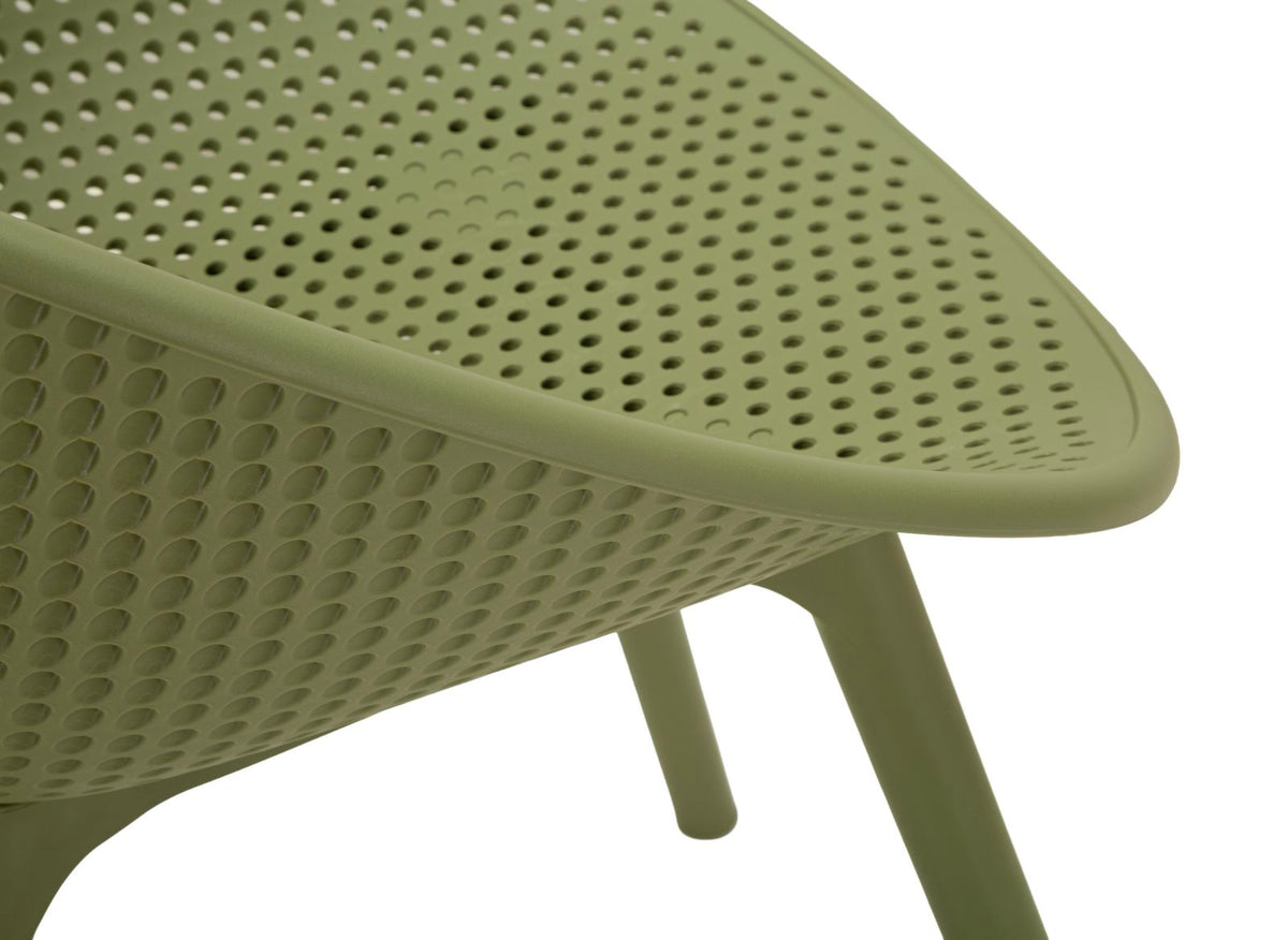 Sedia ibiza verde set 2 pz cm 59x59x83 (altezza seduta cm 45)