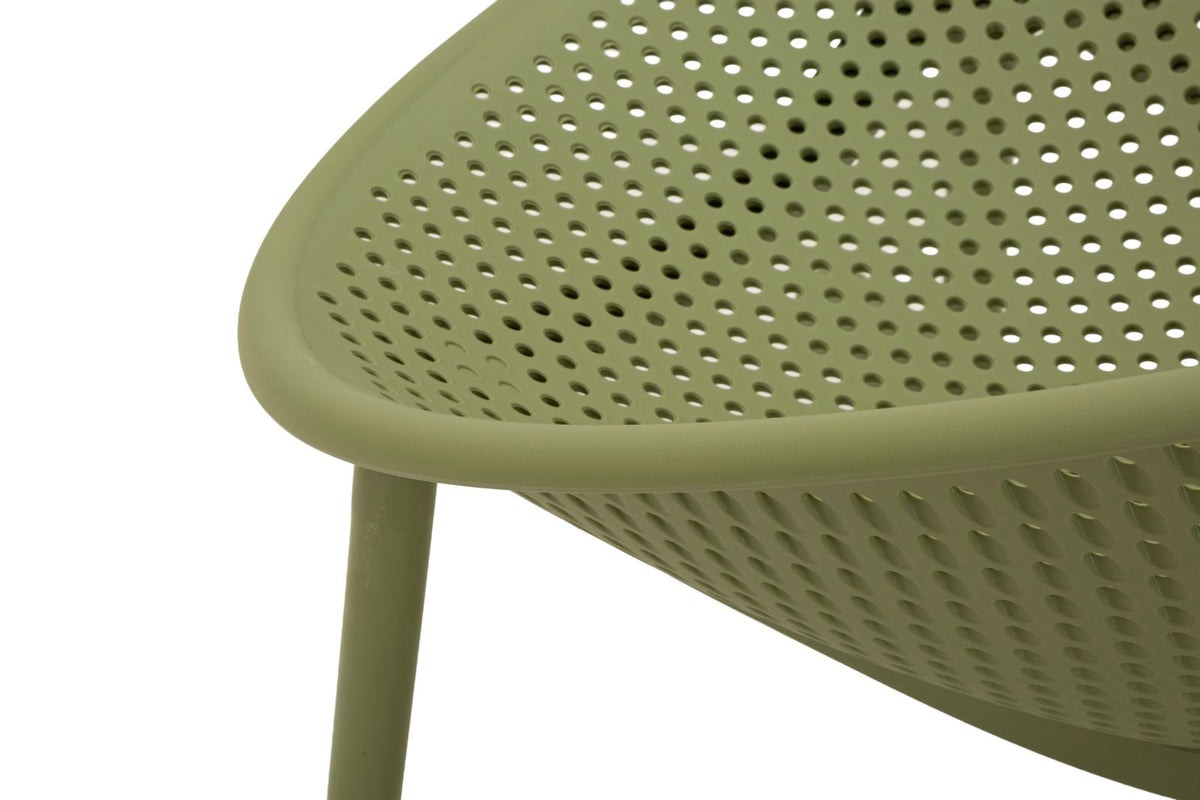 Sedia a dondolo ibiza verde cm 66x88x80 (altezza seduta cm 38)