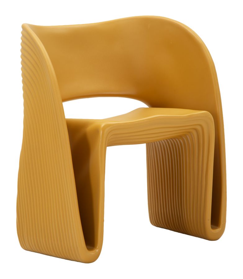 Poltrona sand senape cm 65x57,5x76 (altezza seduta cm 45)