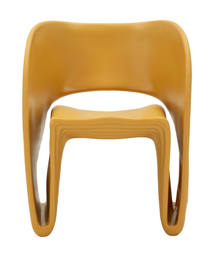 Poltrona sand senape cm 65x57,5x76 (altezza seduta cm 45)