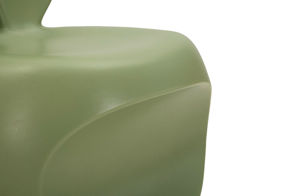 Sedia bunny verde cm 57x55x79 (altezza seduta cm 39)
