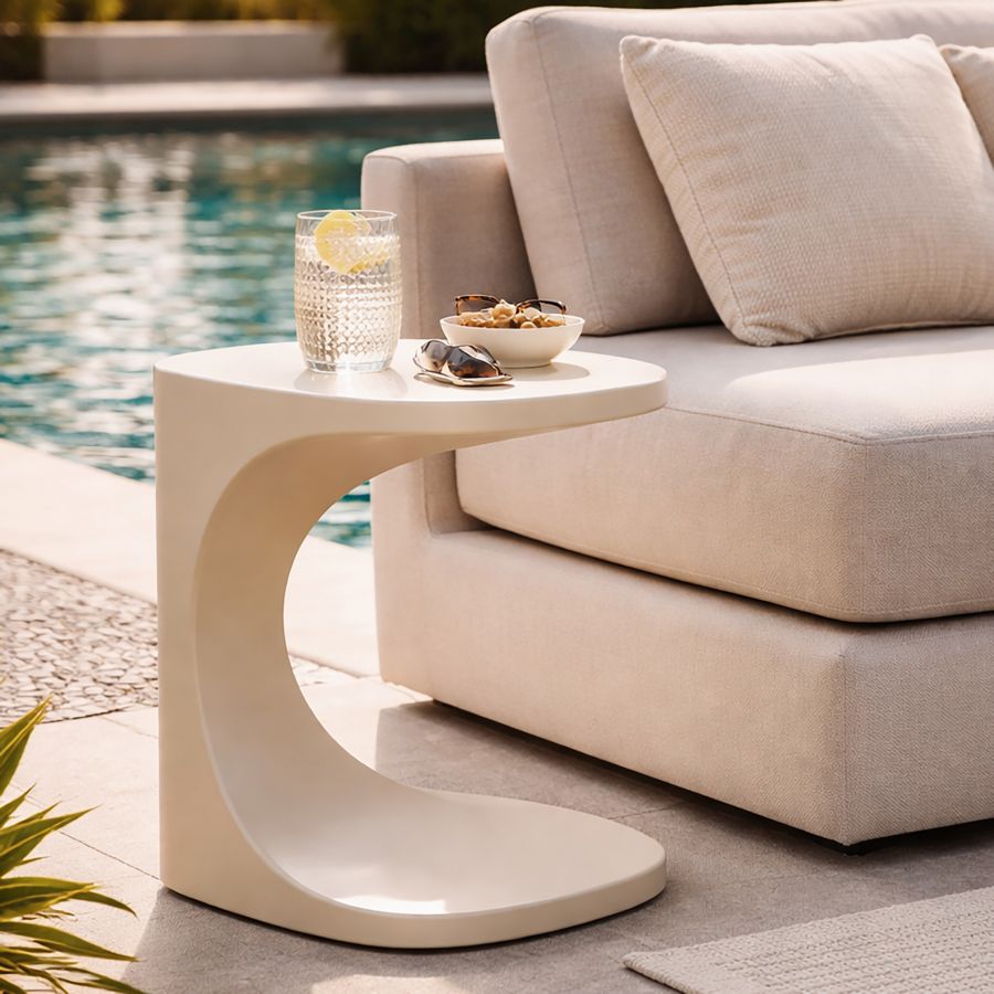Tavolinetto ibiza bianco cm 42x42x52