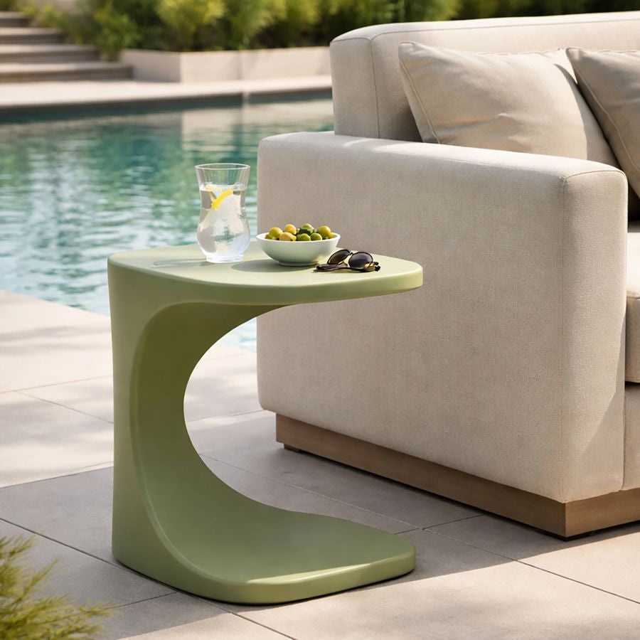 Tavolinetto ibiza verde cm 42x42x52