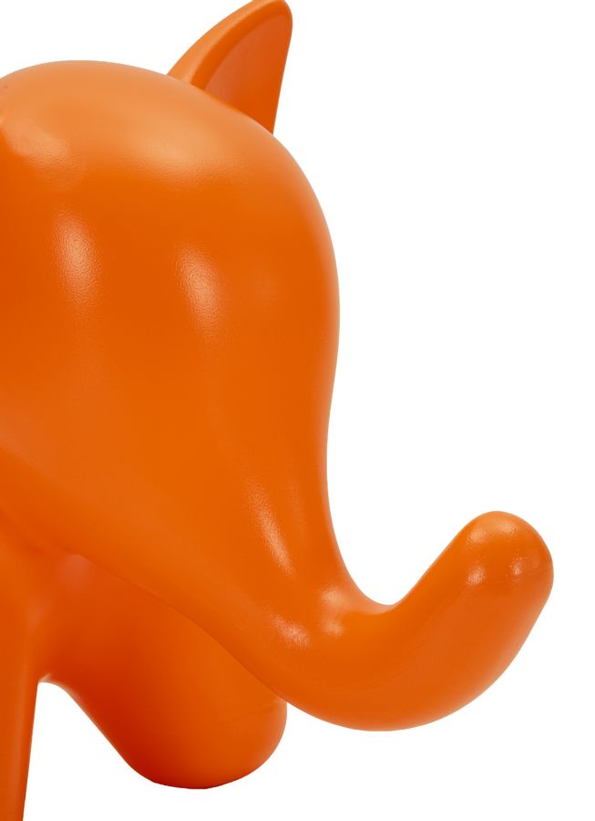 Sgabello elephant arancione cm 86x46x56