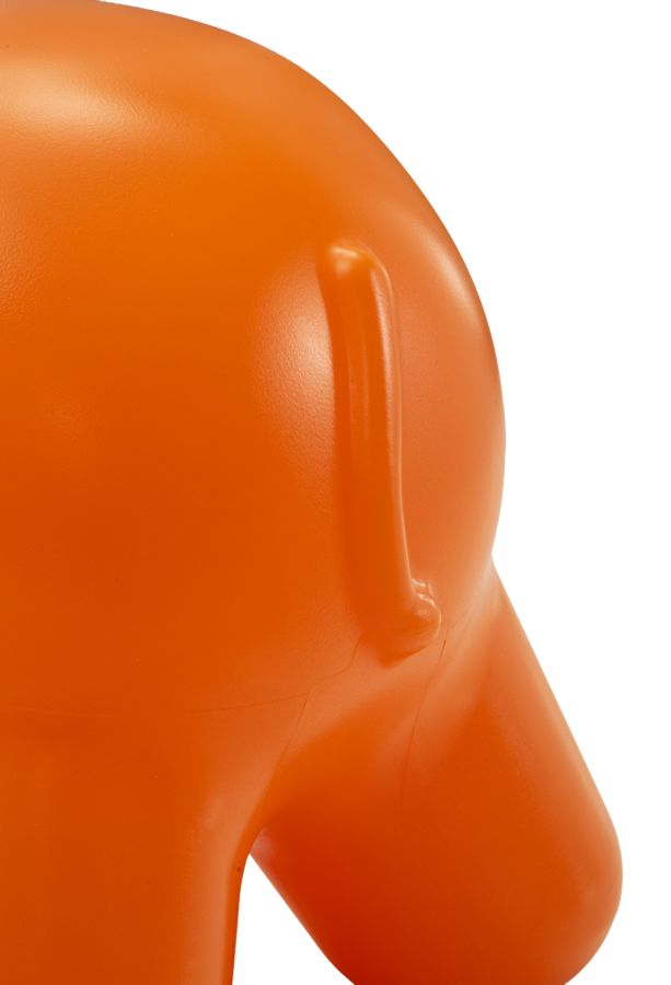 Sgabello elephant arancione cm 86x46x56