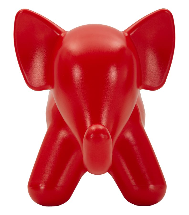Sgabello elephant rosso cm 86x46x56