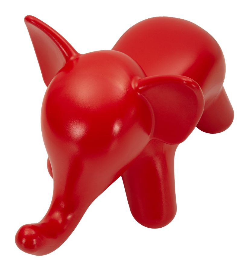 Sgabello elephant rosso cm 86x46x56