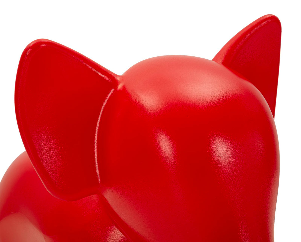 Sgabello elephant rosso cm 86x46x56