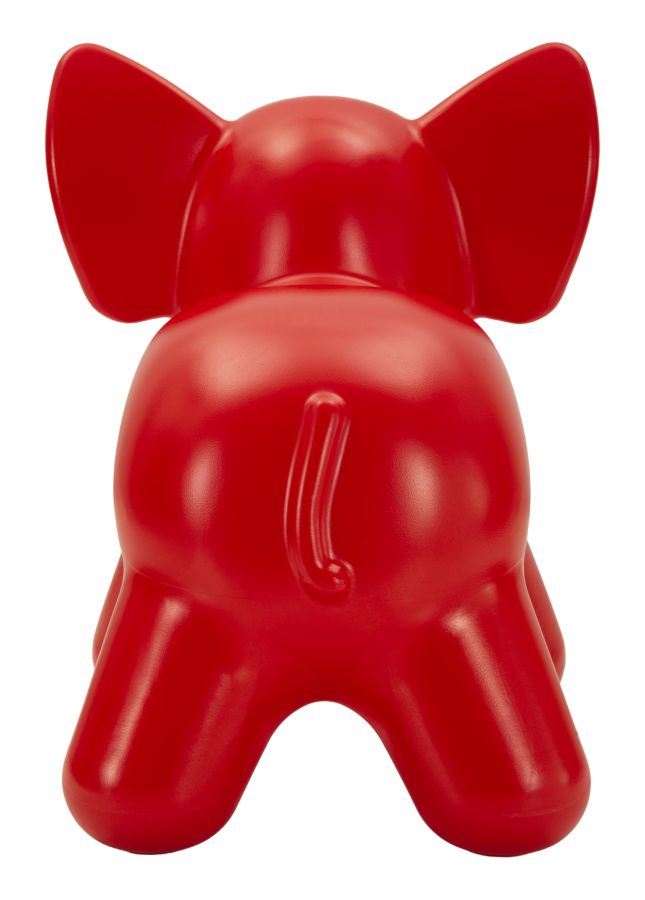Sgabello elephant rosso cm 86x46x56