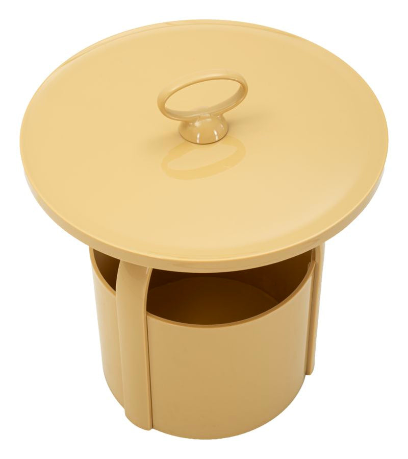 Tavolinetto p/giornali iris crema cm ø 44x43