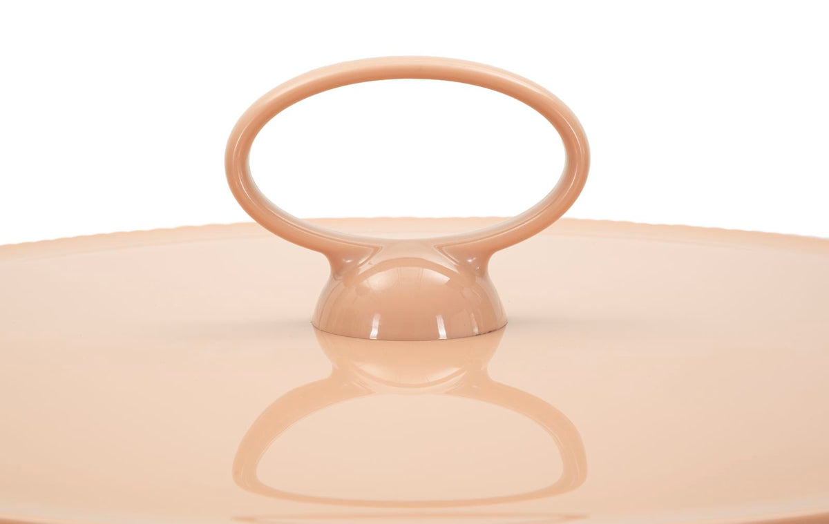 Tavolinetto p/giornali iris rosa cm ø 44x43