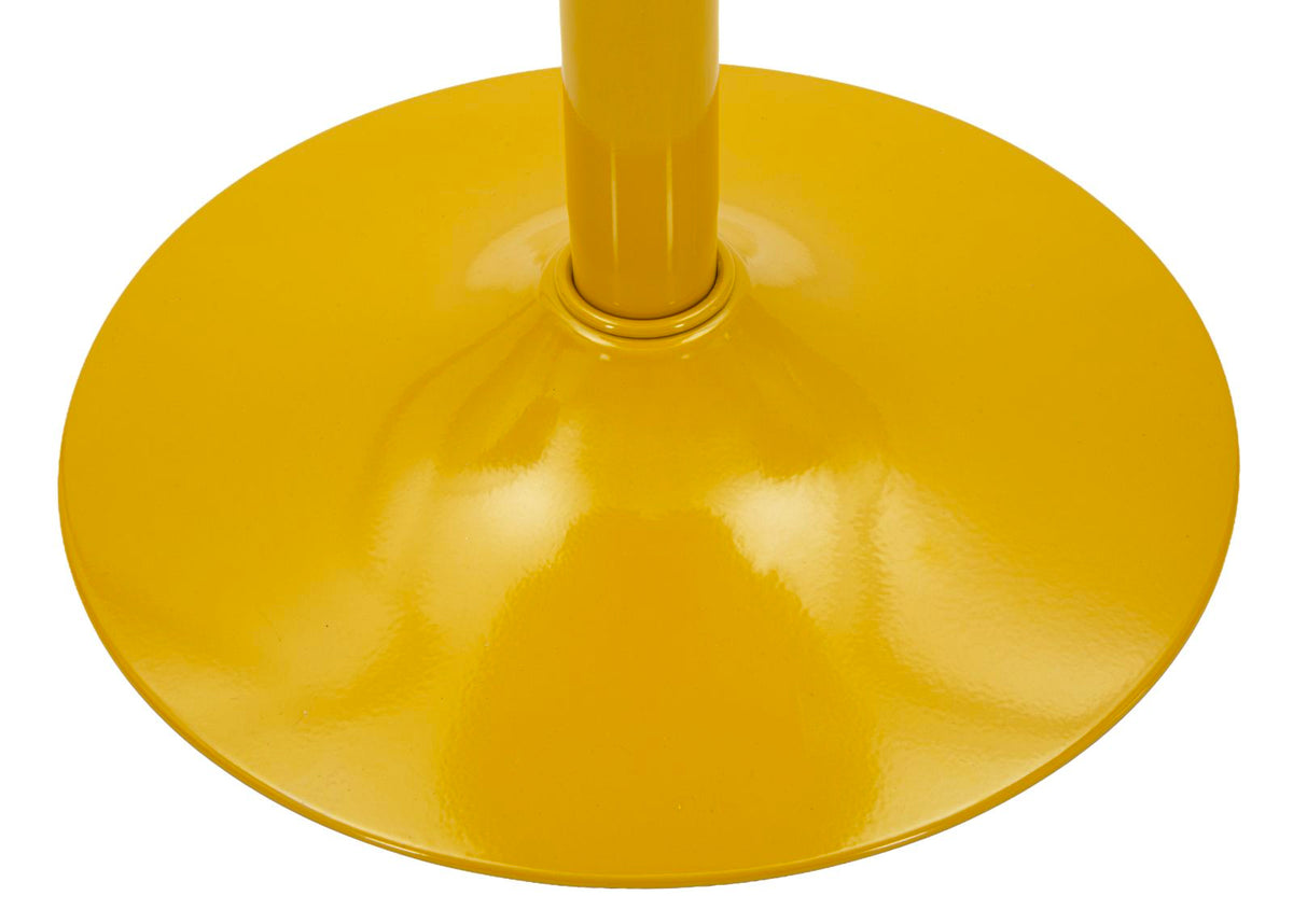 Tavolo bar clox senape cm ø 60x103