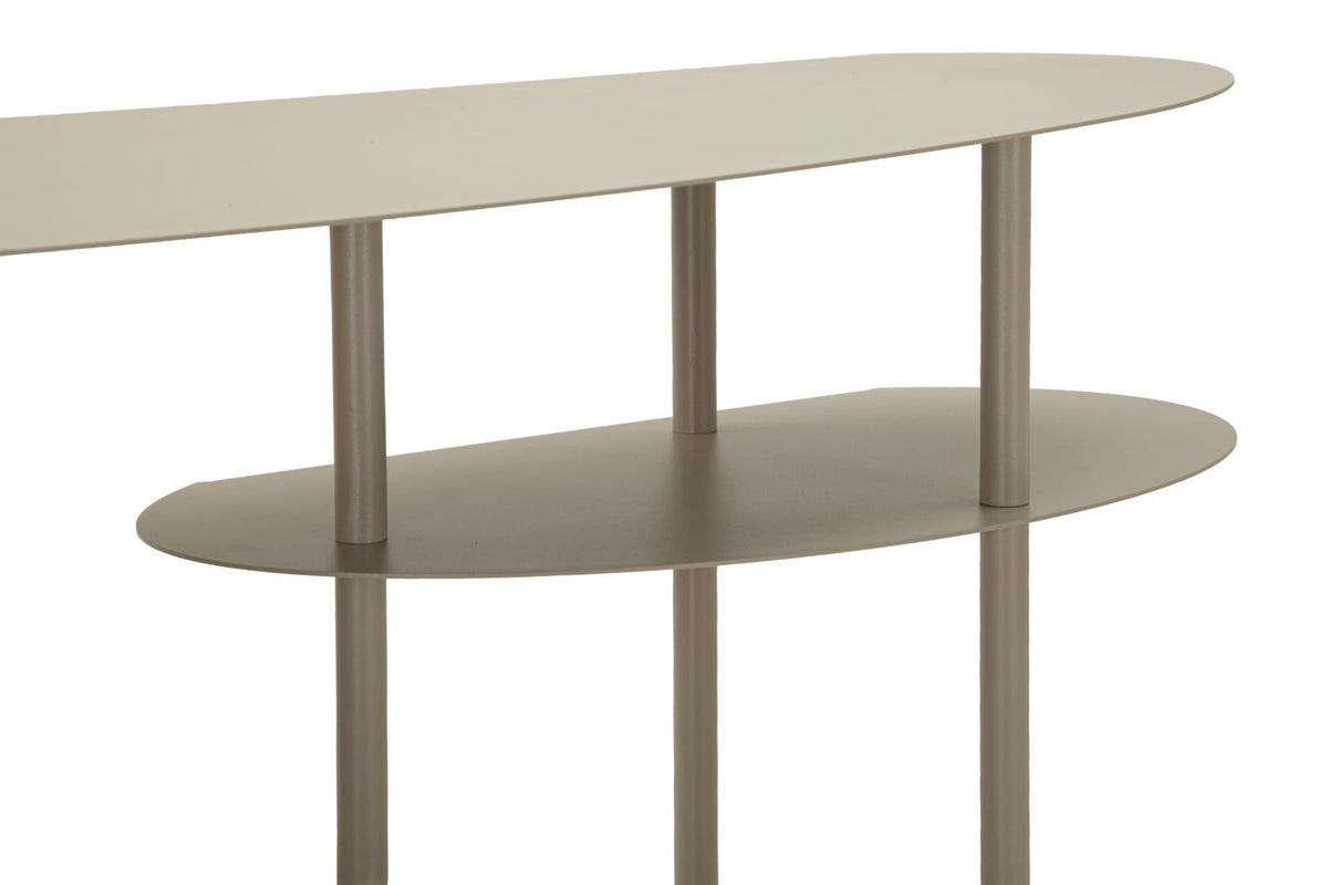 Console saturno plus tortora cm 118x34x82