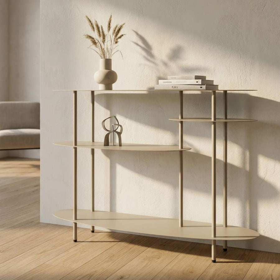 Console saturno plus tortora cm 118x34x82