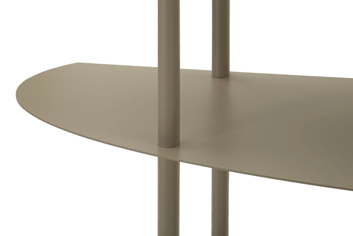 Console saturno tortora cm 90x28x81