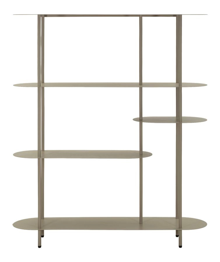 Libreria saturno tortora cm 118x31x139